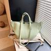 Stylish Casual Tote Bag, Large Capacity PU Leather Handbag Women Wing Bag, Fashiable Woman Bags, Commuting Armpit Shoulder Bag
