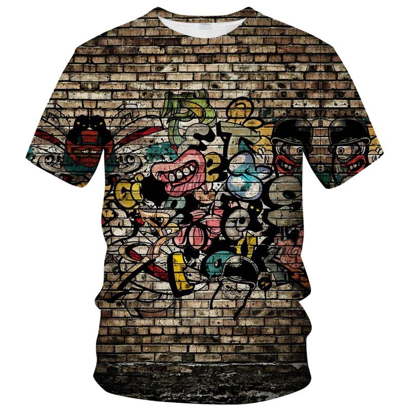 Abstract Phoenix Graphic T Shirt for Men 3D Printed Colorful Streetwear T-shirt y2k Tops Womens