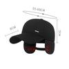 Winter Men Coldproof Ear Protection Baseball Cotton Cap Thick Warm Cap Cycling Middle-Aged Cap