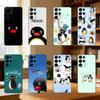 Cartoon Kaiserpinguin Pingu Handyhülle für Samsung S25,24,21,22,23,30,Ultra,20,Plus,Fe,Lite,Note Weiche Schwarze Hülle