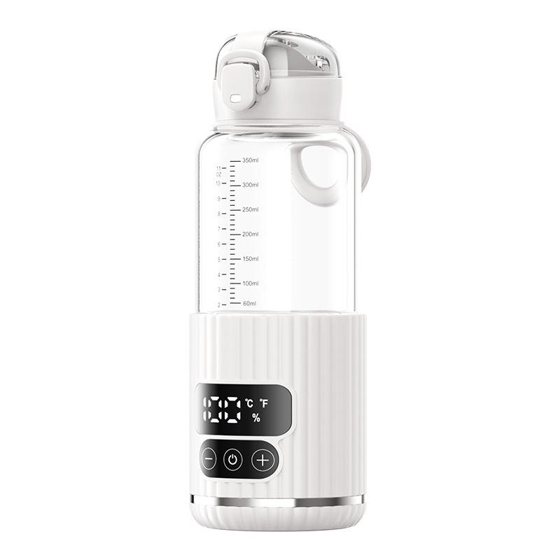 Portable Wireless Baby Milk Warmer Cup - Insulated, Rechargeable with Temperature Control for Travel
