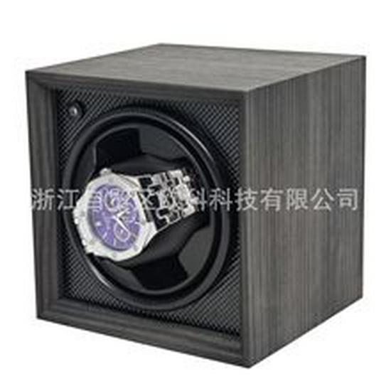 Black 5-Speed Adjustable Mechanical Watch Winder Gift Box with Automatic Electric Motor