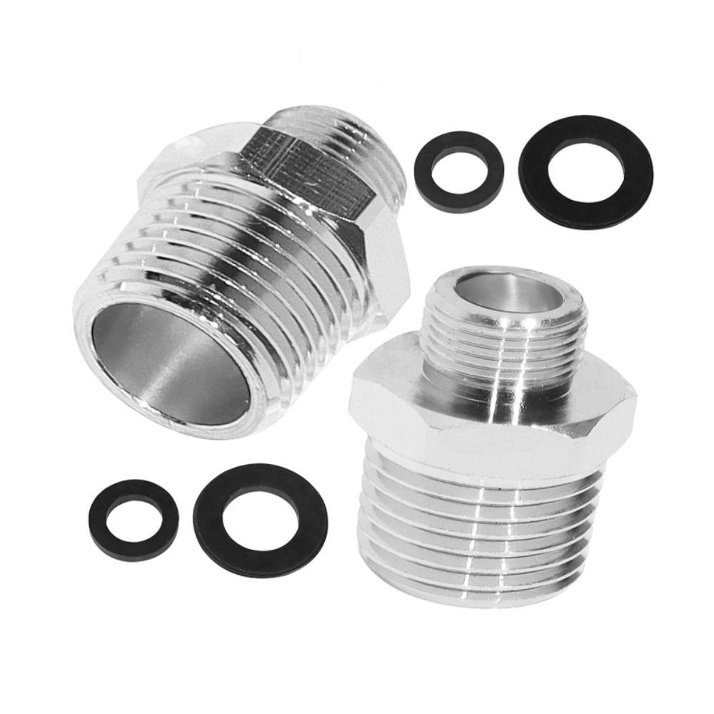 

2 упаковки переходного фитинга для труб RV, компрессионного адаптера, адаптера для крана