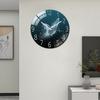 Digital Wall Clock with Low Noise, 30cm/12inch Butterfly Flying Wall Clock Quartz Clock Quiet Silent Simple Clock for Home Decor Children Room