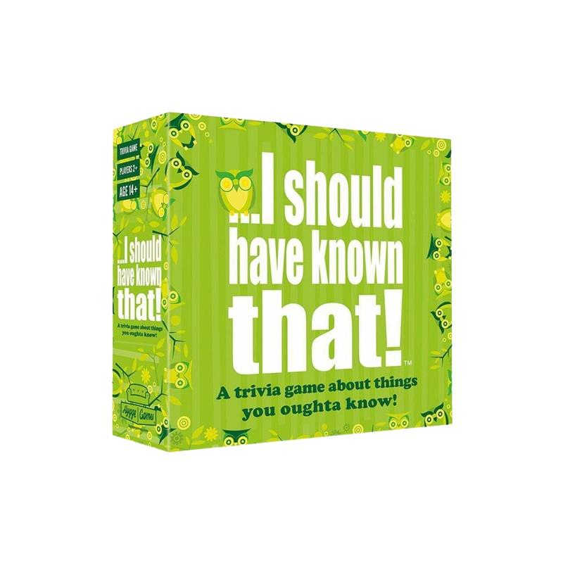 Я должен был это знать Викторина Премиум Семейный Праздничный Набор Настольная Игра Карты