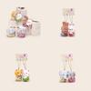 Elephant Bear Rabbit Magnetic Plush Keychain Bag Pendant Decoration Gift Kids