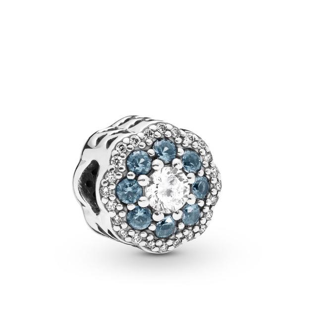 925 Sterling Silver Dumbo and Mrs. Jumbo Clover Butterfly Flower DIY Fine Beads Fit  Charm Bracelet Jewelry F039