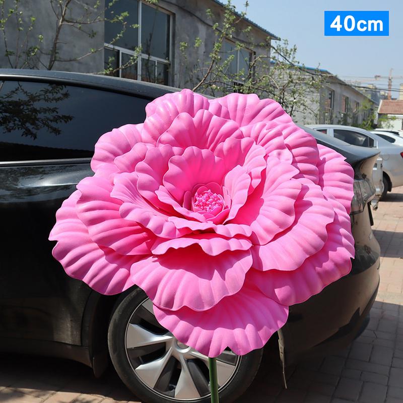 30/40cm Künstliche Pfingstrose Hochzeitsfeier Große Blumen-Show-Requisiten DIY-Fälschung Blumen Hochzeitsfenster Hintergrundwand Dekoration