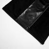 Autumn 2023 European & American Women's Mesh Spliced PU Leather Dress