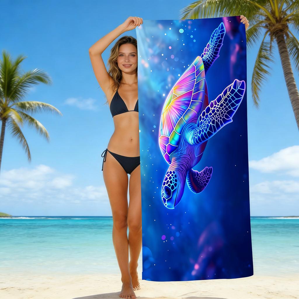 The New Microfiber Turtle Beach Towel Is Popular, And The Water-Absorbing Quick-Drying Bath Towel Does Not Stick To Sand.