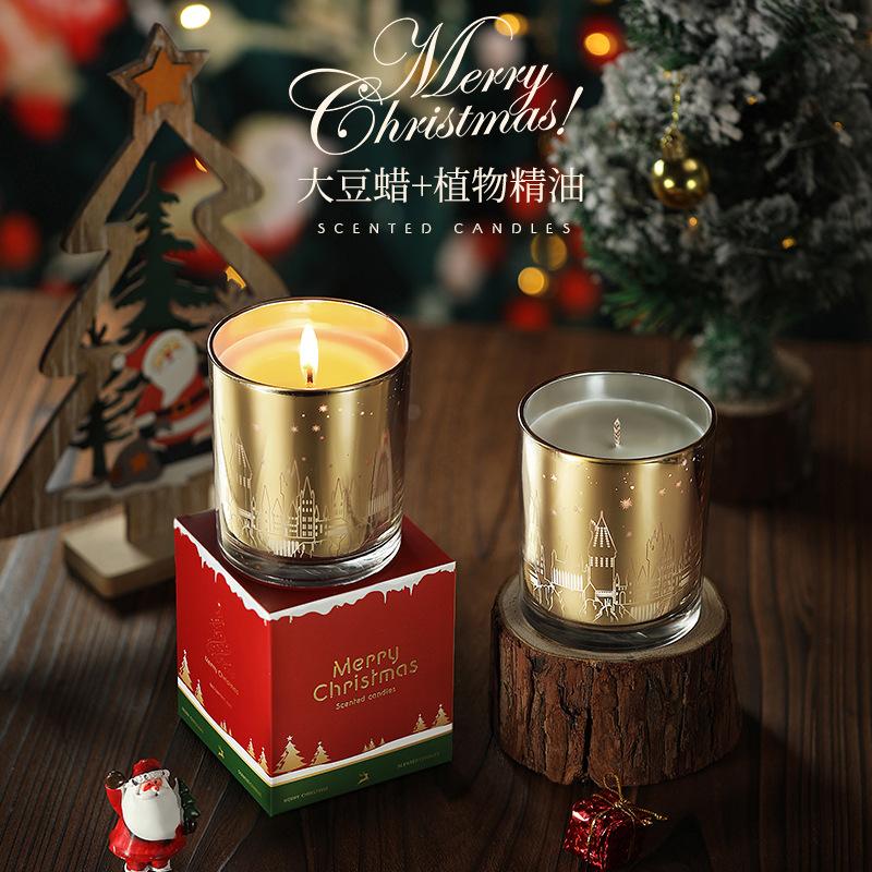 Scented Candles Christmas Decoration Atmosphere Ornament Smokeless Candles