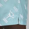 Jordan Essentials All-Over Logo Print Drawstring Loose Shorts Men Bottoms Aqua-Green DX9673-464