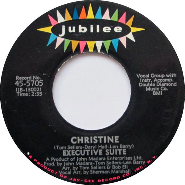 

7inch Record EXECUTIVE SUITE - Christine / Mother Nature 455705 Jubilee 1970 US Soul/Funk Used