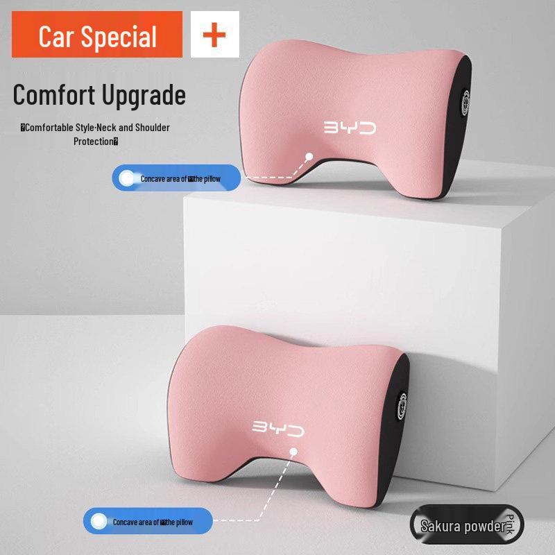 BYD Car Neck & Lumbar Support Cushion for Qinplus/Songpro/Seagull/Haipei Hui