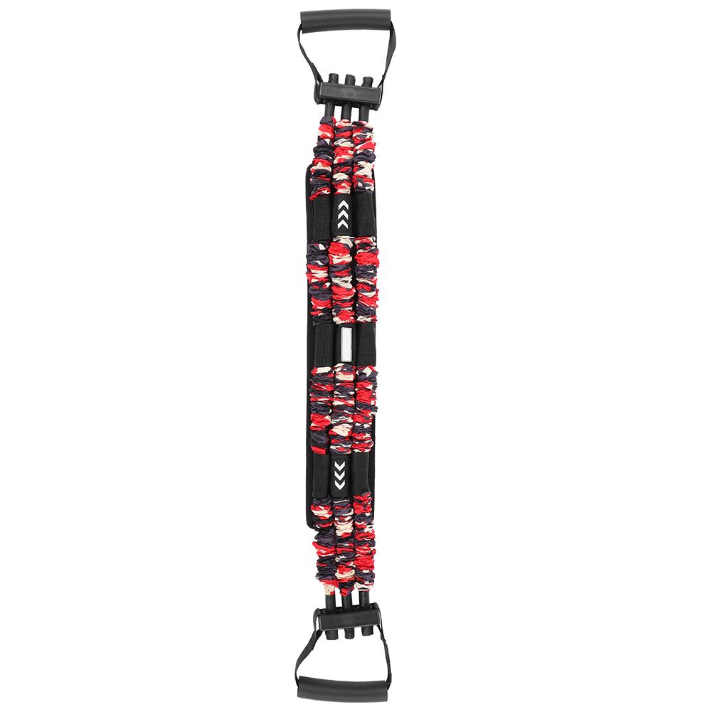 Benching Chest Expander Push Up Bar Chest Press Chest Muscle Trainer Fitness EquipmentRed camouflage