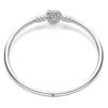 17-20CM 925 Silver Bracelets For Women Star Moon Butterfly Cat Claw Lotus Golden Crown Bracelets Fit DIY Charms Pendants Jewelry
