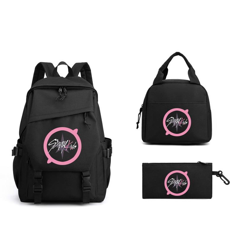 Straykids Combination Peripheral With Usb Backpack School Bag Backpack Student Male Female Bag