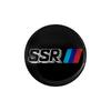 4 PEZZI 45mm 49mm 50mm 56mm SSR Coprimozzo Centrale Cerchio Auto Adesivo Emblema Styling Auto Cerchione