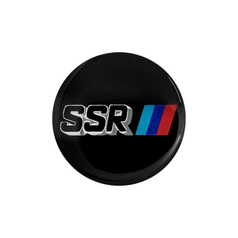 4 PEZZI 45mm 49mm 50mm 56mm SSR Coprimozzo Centrale Cerchio Auto Adesivo Emblema Styling Auto Cerchione