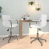 VidaXL 2x Swivel Dining Chairs Dining Armchairs Dining Chairs Dining Seats Kitchen Seats Interior Height 334759