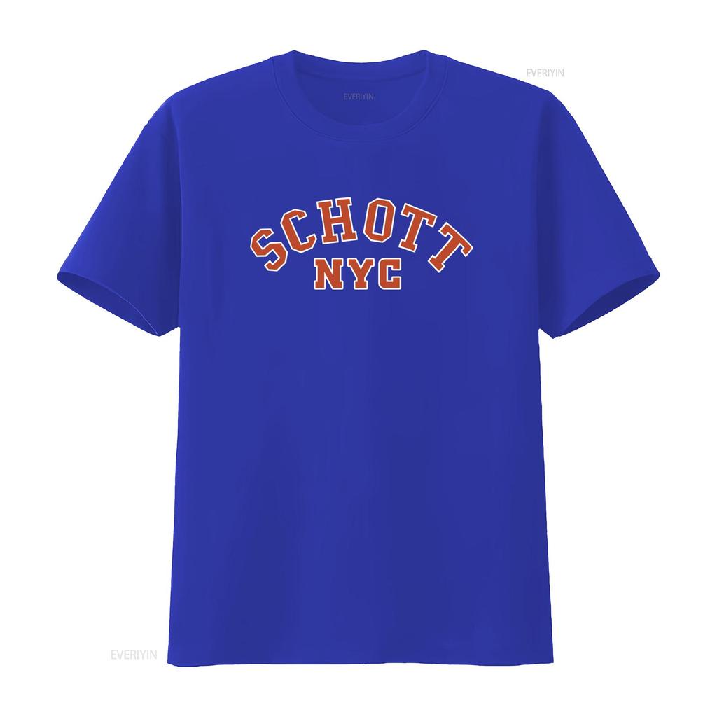 Schott NYC Big Logo Mens Black Small Crewneck T Shirt Size S Stylish and Comfortable for Men vintage Washed graphic