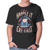 Unisex Crew Neck T-Shirt I Will Handle It Graphic Short Sleeve Casual Tee