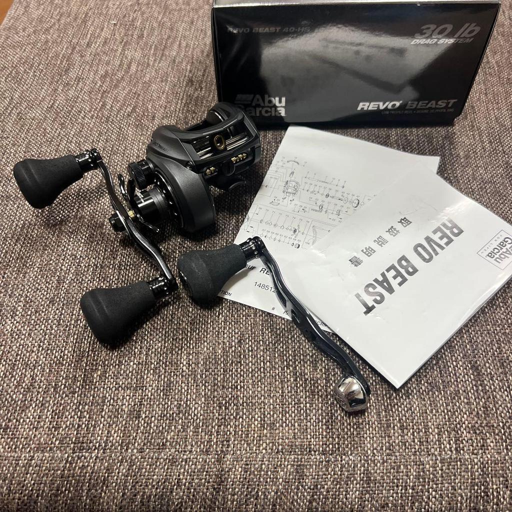 Used Abu Garcia REVO BEAST 40-HS bait reel