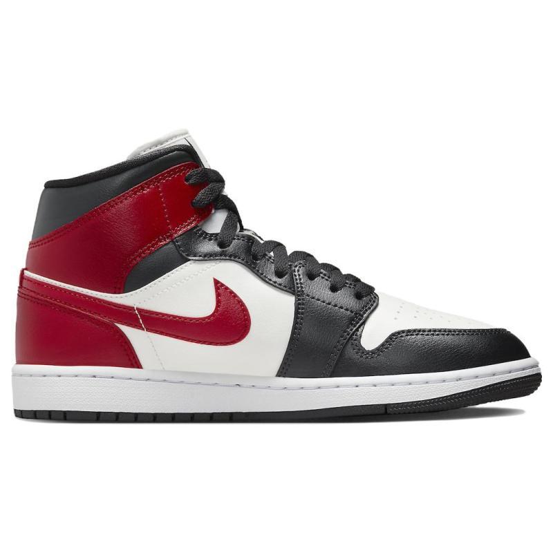 Jordan 1 Mid Gym Red Off Noir Women's Jordan BQ6472-160