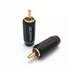 Snake King RCA Audio Connector Lotus Plug - AV Speaker Cable Solder Joint with Small Hexagonal Audio Plug