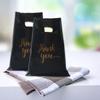 100 Pcs Plastic Thank You Packaging Bag Waterproof Tote Bag Gitf Bag Shopping Bag  Wedding