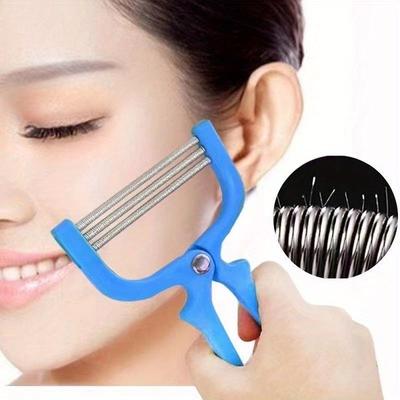 1PC Smooth Skin Facial Epilator - Lip and Eyebrow Elastic Epilator, Handheld Facial Hair Removal Gentle Hair Removal for Smooth Skin