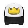 Cute Yellow Crown Baseball Cap Black Sun Hat Luxury Hat Beach Hat Unisexs Caps Womens