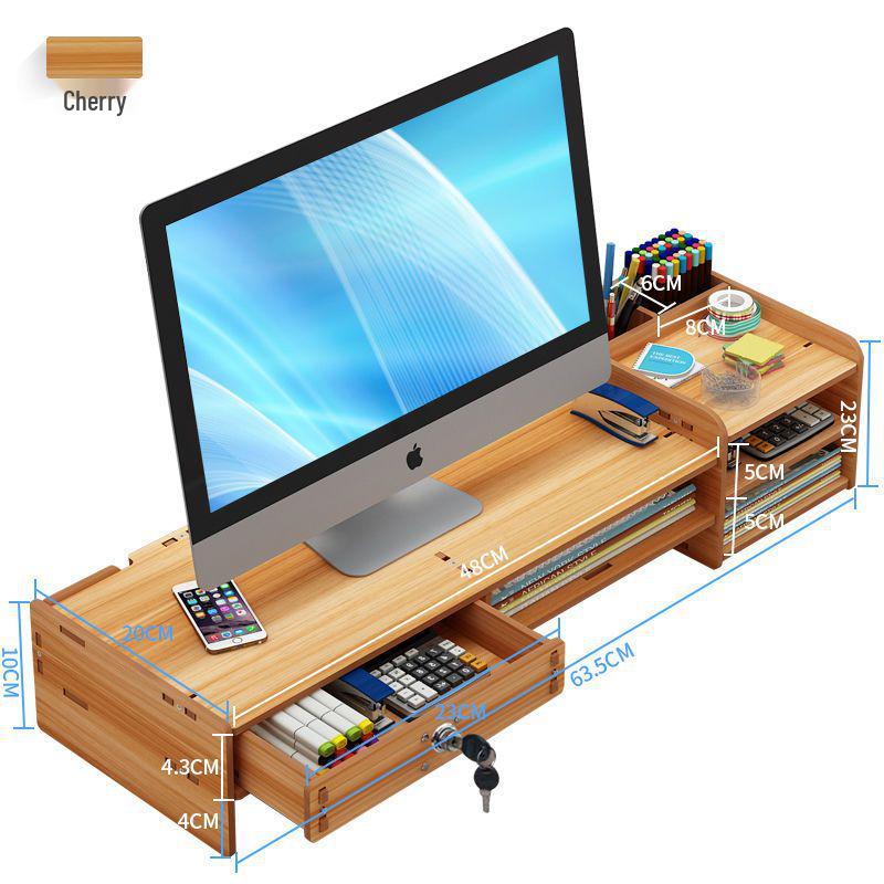 Office Monitor Stand and Storage Riser