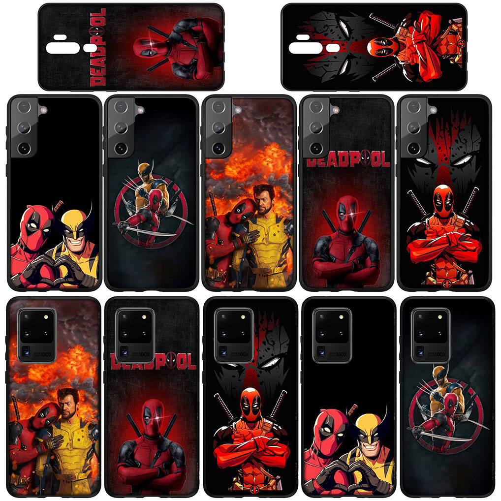 for iPhone 17 16 15 Xiaomi Poco F7 F8 X7 X6 C85 C75 C71 M8 Redmi Note 14 13 12 11 Pro Max 14C 13C 15C A3 A4 Phone Case Comics Deadpool Wolverine Cover