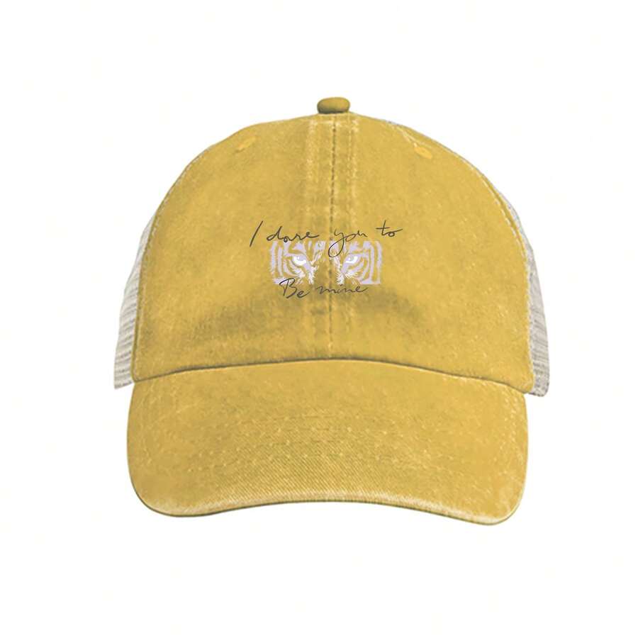 Washable Adjustable Breathable Mesh Trucker Cap Unisex Casual Outdoor Sports Beach Hiking Sun Protection