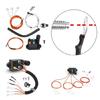 Igniter Replacement Set Ignition Set Igniter Set Grill Lighter Ignition Set Metal Texture Suitable for Outdoor Cooking