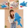 Ocean Series Shark Plush Toy Bed Pillow Cute Whale Soft Doll For Kids And Teens