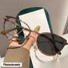 Outdoor Color Changing Myopia Glasses for Women Student Fashion Cat Eye Shaped Photochromic Myopia Eyeglass