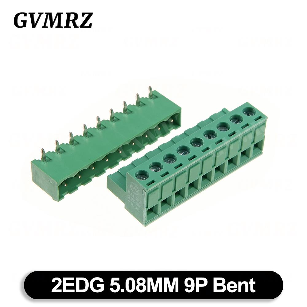 5Set/lot KF2EDGK Terminal Block Male Female 5.08 mm Plug-in Seal PCB Connector 2EDG PCB 2P 3P 4P 5P 6P 7P 8P 9P 10P 12P