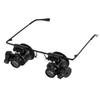 Headband Mount 20X Lens Magnifying Eyewear Jewelers Repair Wearing Magnifier  Jewelry Appraisal