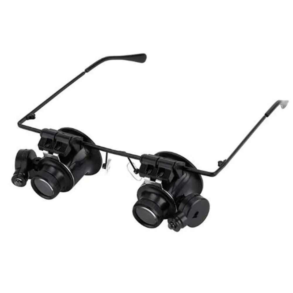 Headband Mount 20X Lens Magnifying Eyewear Jewelers Repair Wearing Magnifier  Jewelry Appraisal