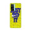 Case for Oppo A57s 4G Logo Just Do It Color Blue Front Yellow