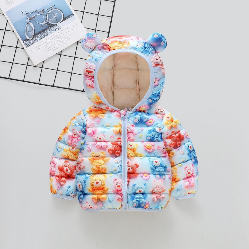 2025 Lightweight Cotton-Padded Jacket for Infants and Kids