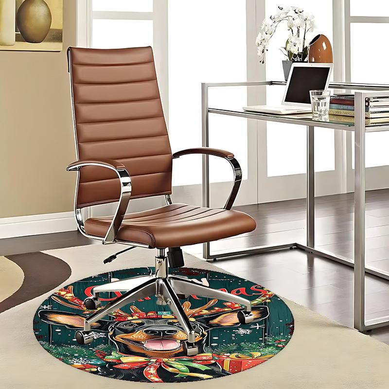 

1pc Anime Cartoon Design Chair Mat - Merry Christmas Theme - Non-Slip Carpet for Office Chairs, Home Decor, Living Room, Bedroom, Game Room & Dormitor 80cm by 80cm