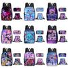 Kpop Demon Hunters School Backpack Set With Oxford Fabric And Air Cushion Straps For Students