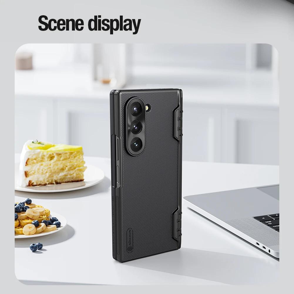 Nillkin Etui do Samsung Galaxy Z Fold 6 5G Super Frosted Shield Odporne na Odciski Palców Twardy PC Matowa Osłona Ochronna