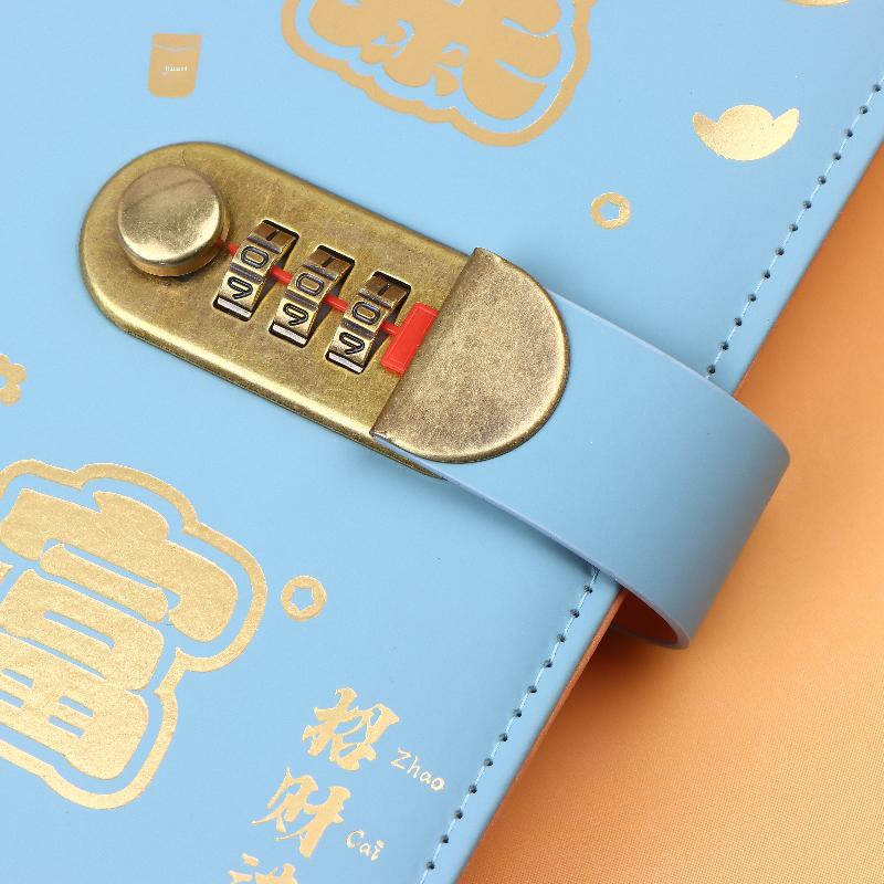 1Pcs Storage Financial Savings Wallet Get Rich Cash Savings Book Collection Souvenir Book Cash Storage Bag