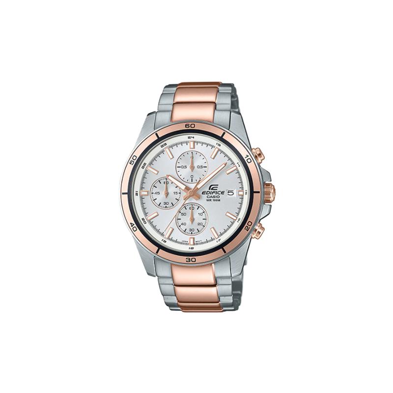 

Casio CASIOEDIFICE Series Fashionable Business Trend Classic Three Eyes and Six Needles Date Display Large Dial Quartz Movement EFR-526SG-7A5V белый