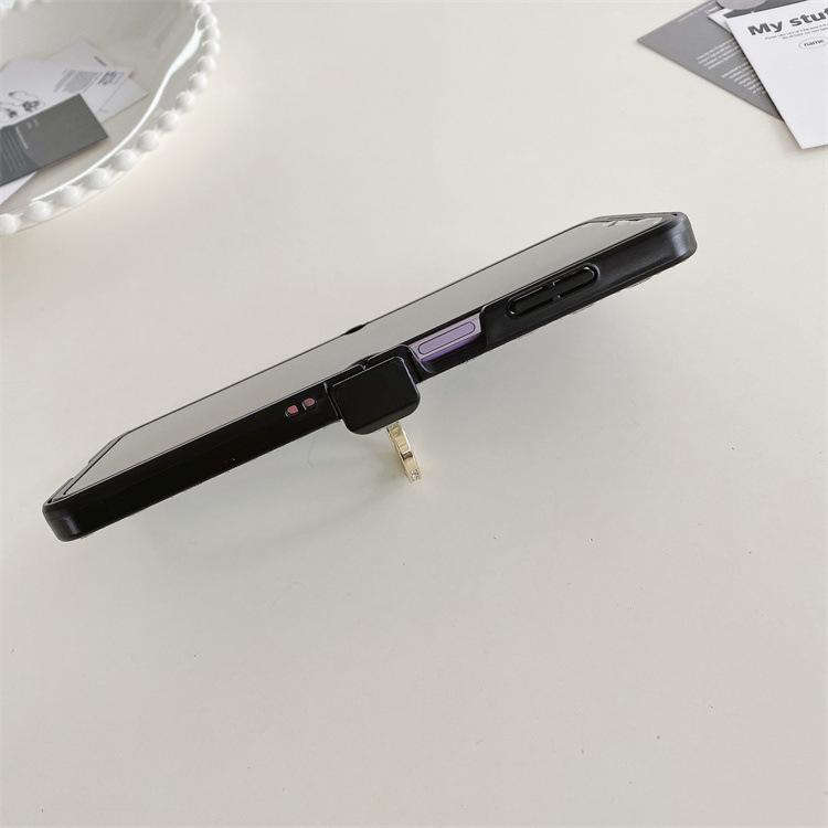 Applicable to OPPO Find N2 lip ring buckle braided pattern mobile phone case folding hard case anti-drop integrated protective cover