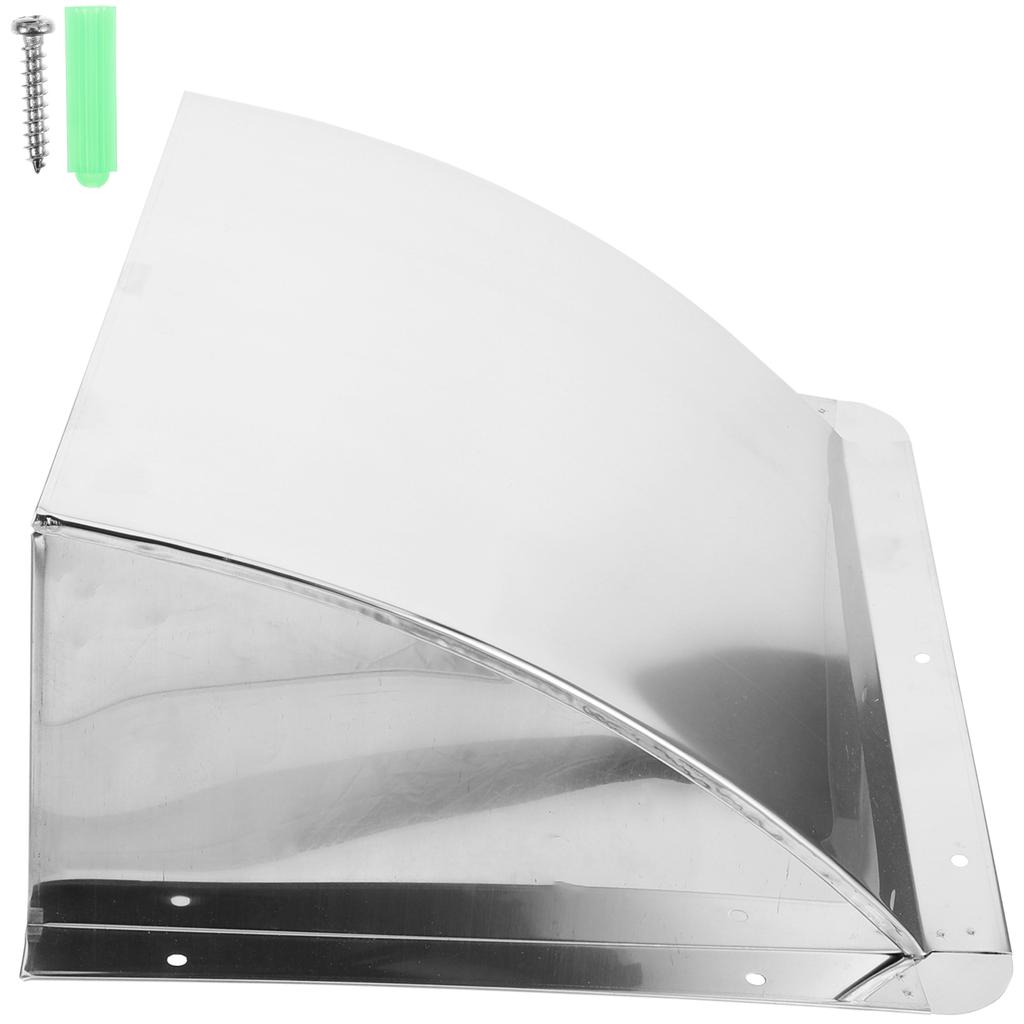 Winddichte Kappe aus Edelstahl Küchenabzugshaube Lüftungskanal Ausgang Wandlüftungsgitter für Zuhause Kühlung Verbesserungen Metall Rostschutz